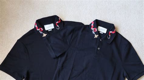 gucci kingsnake polo replica|gucci polo vs fake polo.